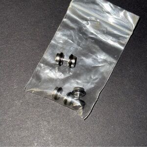 Body Jewelry For Men & Women Surgical Steel Cheater Plug 3mm Earrings NWT